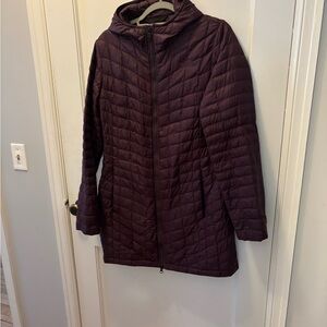 The North Face Thermoball Women's Dark Purple Puffer Coat X-large